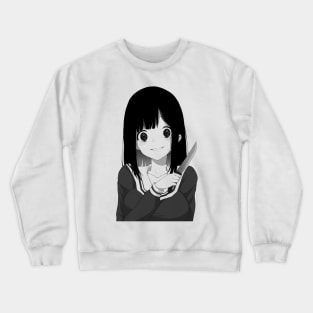 Crazy Anime Girl Crewneck Sweatshirt